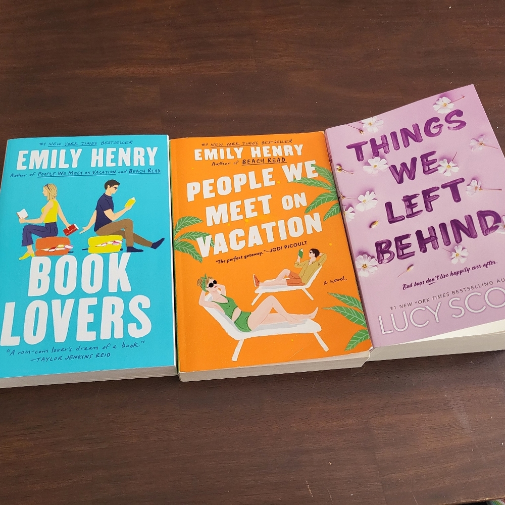 3 books Emily Henry & Lucy Score